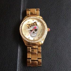Betsey Johnson Skull Watch